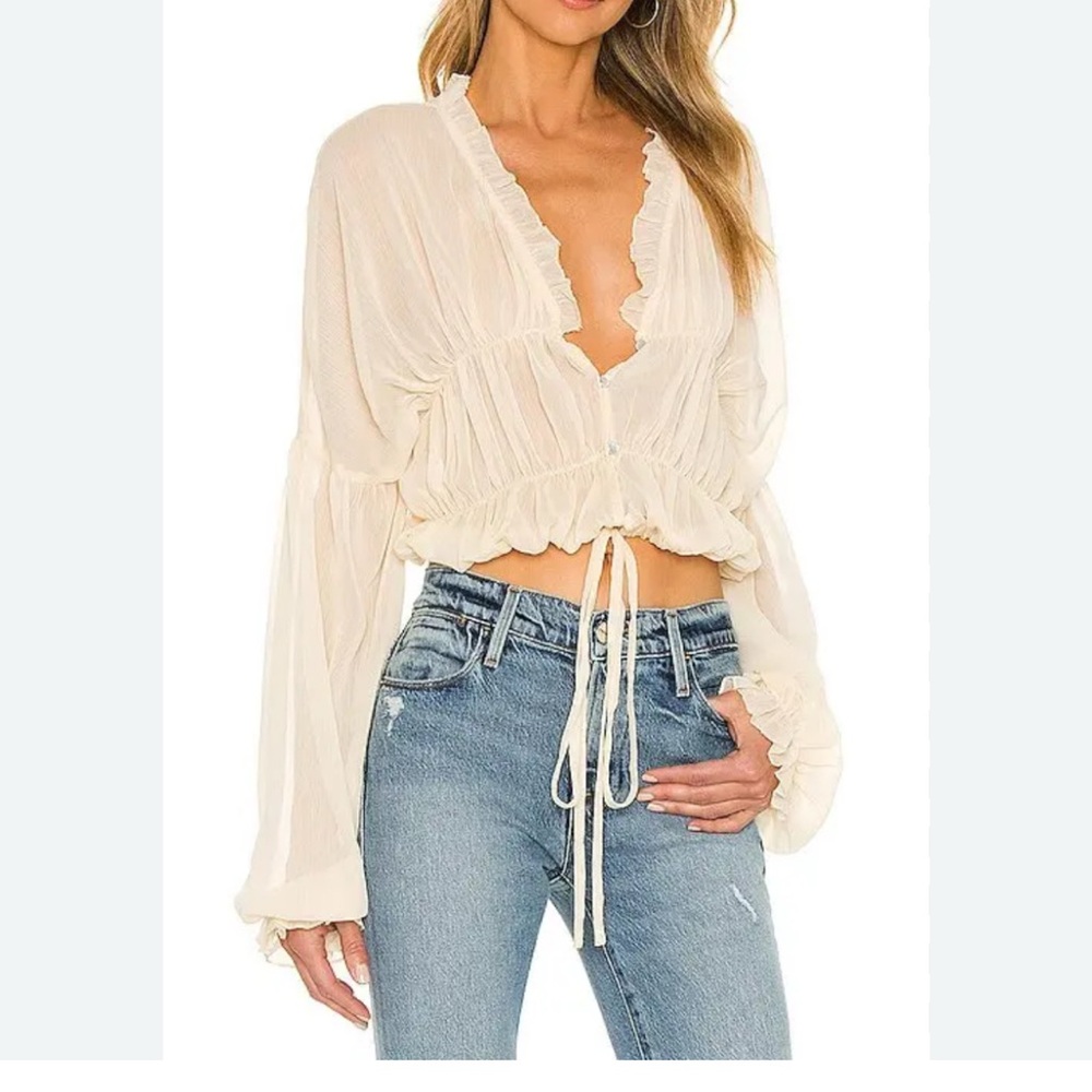Sold out SNDYS Bali top in Cream - Brand new with tags, size US 4